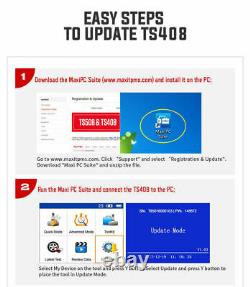 Autel TS408 MaxiTPMS Tire Pressure Sensor TPMS Program Diagnostic Scanner Tool
