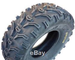 Bear Claw ATV Tires 25x8-12 25x10-12 Kenda All Terrain Set of 4 Front Rear 6 Ply