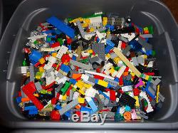 Bulk LEGO LOT! 10 pound box of Bricks, parts, Pieces Tires. Become a lego master