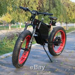 C&E Stealth Bomber 5000with72v Fat Tire Electric Scooter Beach Mountain Ebike FAST