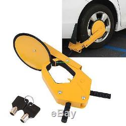Car Tire Claw ATV RV Boat Truck Trailer Wheel Clamp Lock Anti Theft Parking Boot