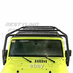 Cargo Roof Rack System Base+Top Cross Bar for 07-18 Jeep Wrangler JK 4 Door ONLY