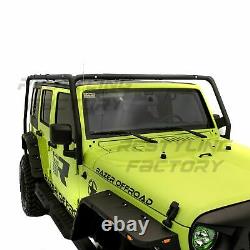 Cargo Roof Rack System Base+Top Cross Bar for 07-18 Jeep Wrangler JK 4 Door ONLY