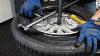 Change A Car Tire On A No Mar Scratch Proof Tire Changer