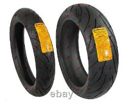 Continental Motorcycle Tire 190/50ZR17 120/70ZR17 Set Conti Motion Front Rear