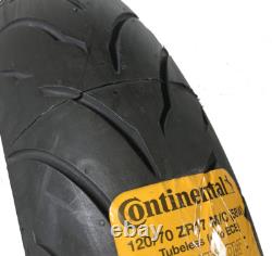 Continental Motorcycle Tire 190/50ZR17 120/70ZR17 Set Conti Motion Front Rear