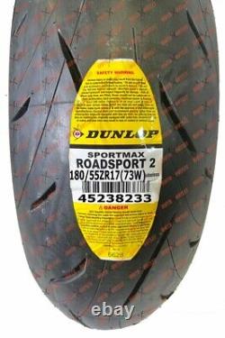 Dunlop Roadsport 2 120/70ZR17 180/55ZR17 Front Rear Motorcycle Tires II