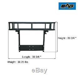 EAG Fits 97-18 Jeep Cargo Rack for Rear Bumper with Tire Carrier