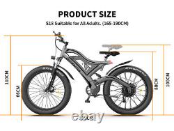 Ebike 26750W 48V/15A Electric Bike Mountain Bicycle Fat Tire All terrain E-bike