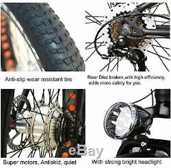 Electric Bike Beach Snow Bicycle 26 500W48V12A Fat Tire Electric Bicycle