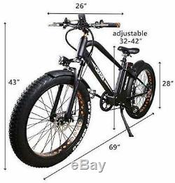 Electric Bike Beach Snow Bicycle 26 500W48V12A Fat Tire Electric Bicycle