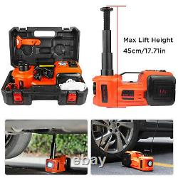 Electric Car Jack 5 Ton 3 in 1 12V 5T Hydraulic Floor Jack Lift Tire Repair Tool