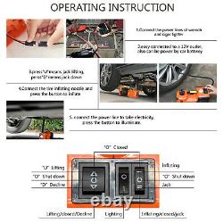 Electric Car Jack 5 Ton 3 in 1 12V 5T Hydraulic Floor Jack Lift Tire Repair Tool