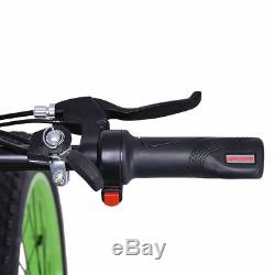 Electric Fat Tire Bike Mountain Snow Beach Bicycle E-Bike Lithium Battery 350W