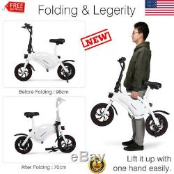 Electric Folding E-bike 20 Km/h Electric Bike Collapsible Bicycle 250W 12 tire