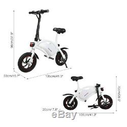 Electric Folding E-bike 20 Km/h Electric Bike Collapsible Bicycle 250W 12 tire