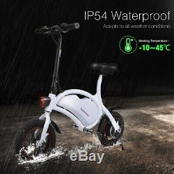 Electric Folding E-bike 20 Km/h Electric Bike Collapsible Bicycle 250W 12 tire