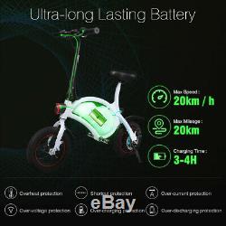 Electric Folding E-bike 20 Km/h Electric Bike Collapsible Bicycle 250W 12 tire