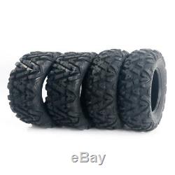 Four left and right 25x8-12 25x10-12 TIRE SET ATV TIRES 25 LRC