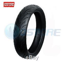 Front+Rear Motorcycle Tires 120/70-17 & 180/55-17 For Honda CBR 600 R6 GSXR 750