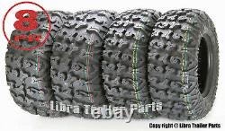 Full Set Free Country ATV/UTV Tires 25x8-12 & 25x10-12 /8PR withSide Scuff Guard