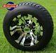 Golf Cart 10 Machined Vampire Wheels/rims And 205/50-10 Dot Low Profile Tires