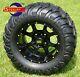 Golf Cart 12 Night Stalker Wheels And 22x11-12 At/mt Tires (4) Exclusive