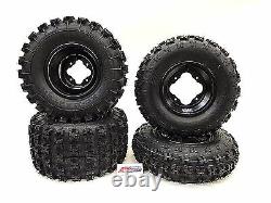 Gbc XC Master Tires + Dwt A5 Black Rims Front/rear Yamaha Yfz450 Banshee Raptor