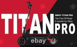 Hiboy Titan Pro1 Electric Scooter 2400W Motor 10 Tires 40 Miles Folding Scooter