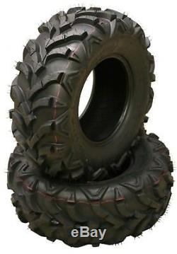 Honda Recon 250 Suzuki Ozark 250 Set of 2 ATV Tires 22x10-9 22X10X9 Mud 6PR