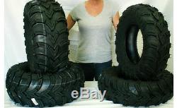 ITP Honda Rancher Atv Tires 24X8-12 24x10-11 Mud Lite Set of 4x4 350 400 420