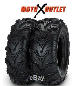 ITP Mudlite II ATV Tires 25x8-12 Front 25x10-12 Rear Set of 4 Mud Lite 2 Two
