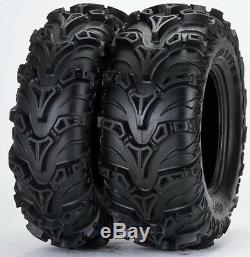 ITP Mudlite II ATV Tires 25x8-12 Front 25x10-12 Rear Set of 4 Mud Lite 2 Two