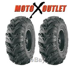 ITP Mudlite II ATV Tires 25x8-12 Front 25x10-12 Rear Set of 4 Mud Lite 2 Two