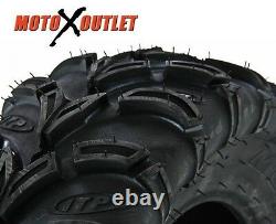 ITP Mudlite Set of 4 25 ATV UTV Tires 25x8-12 2 Front 25x11-10 Rear Mud Lite