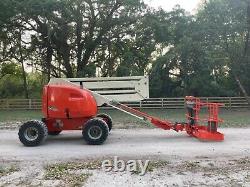 Jlg 450a Series 2 Boom Lift Z Boom 45 Ft Reach Great Tires 500 Lb Basket