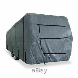 KING BIRD 24'-27' Extra-thick 4-Ply Camper Travel Trailer RV Cover &4 Tire Cover