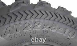 Kenda Bear Claw EX 22x8-10 Front ATV 6 PLY Tires Bearclaw 22x8x10 2 Pack