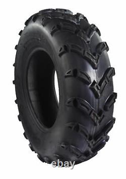 MASSFX MK 4 Set ATV Tires 25x8-12 Fronts 25x10-12 Rears 6 Ply 1/2 Tread Depth