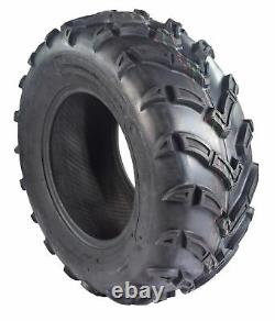 MASSFX MK 4 Set ATV Tires 25x8-12 Fronts 25x10-12 Rears 6 Ply 1/2 Tread Depth