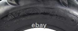 MASSFX MK 4 Set ATV Tires 25x8-12 Fronts 25x10-12 Rears 6 Ply 1/2 Tread Depth