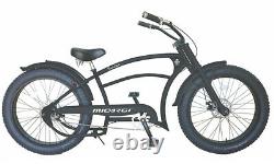 Micargi Santak 26 Beach Cruiser 4 Fat Tire Bike Bicycle Disc Brake Matte Black