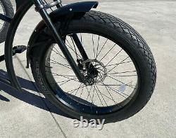 Micargi Santak 26 Beach Cruiser 4 Fat Tire Bike Bicycle Disc Brake Matte Black
