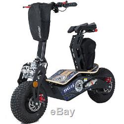 Mototec Mad Electric Scooter 1600w Motor 48v Battery BIG Knobby Tires Disk Brake