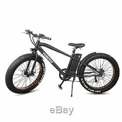 NAKTO Electric Bicycle 26 Fat Tire Electric Bike 300W36V10AH Lithium Battery