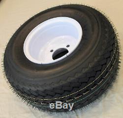 NEW Set Of 4 Tires and Wheels For Golf Cart Carts Club Car, Yamaha, EzGo, Star