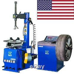 New 1.5HP Tire Changer Wheel Changers Machine Combo Balancer Rim Clamp 560- 680