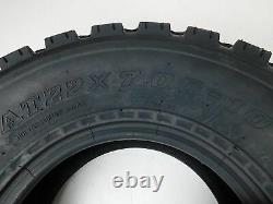New 22X7-10 MASSFX 2 Front Tire set (2) 4 ply ATV Tires 22x7x10 pair 22x7/10