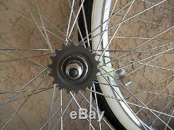New 26''x 2.125 Heavy Duty Spokes Wheel Set With Tires & Tubes For Cruiser, Etc