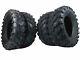 New Massfx Atv Utv Tires (2) 25x10-12 And (2) 25x8-12 6 Ply Tire Set Front Rear